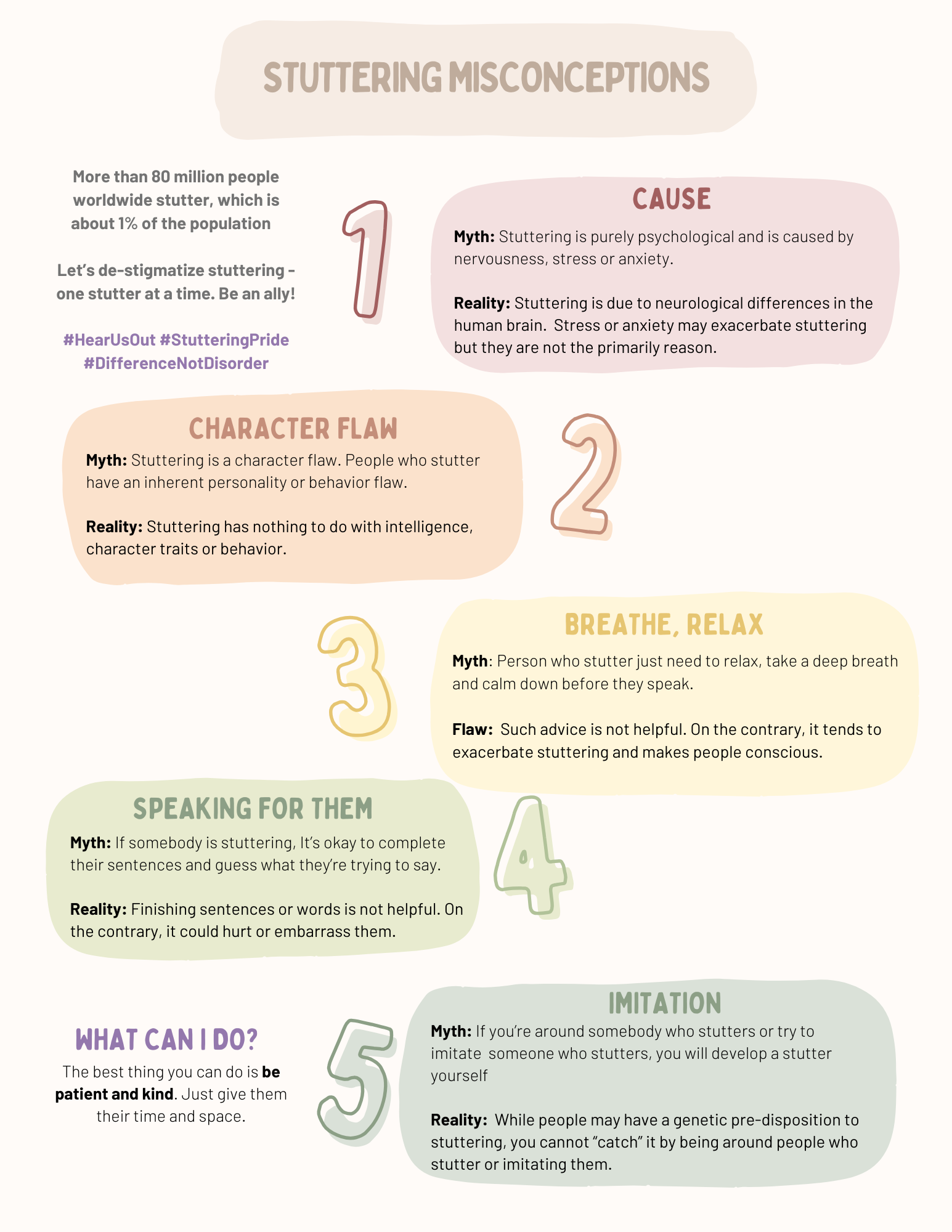 Stuttering Misconceptions